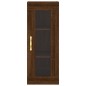 vidaXL Credenza Rovere Marrone 34,5x34x180 cm in Legno Multistrato vidaXL Credenza Rovere Marrone 34,5x34x180 cm in Legno Multistrato