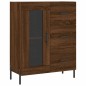 vidaXL Credenza Rovere Marrone 69,5x34x180 cm in Legno Multistrato