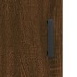 vidaXL Credenza Rovere Marrone 69,5x34x180 cm in Legno Multistrato