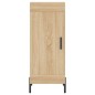 vidaXL Credenza Rovere Sonoma 34,5x34x180 cm in Legno Multistrato vidaXL Credenza Rovere Sonoma 34,5x34x180 cm in Legno Multistrato
