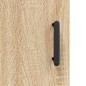 vidaXL Credenza Rovere Sonoma 34,5x34x180 cm in Legno Multistrato vidaXL Credenza Rovere Sonoma 34,5x34x180 cm in Legno Multistrato