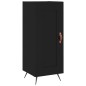 vidaXL Credenza Nera 34,5x34x180 cm in Legno Multistrato vidaXL Credenza Nera 34,5x34x180 cm in Legno Multistrato