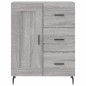 vidaXL Credenza Grigio Sonoma 69,5x34x180 cm in Legno Multistrato vidaXL Credenza Grigio Sonoma 69,5x34x180 cm in Legno Multistrato