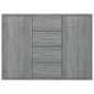 Credenza Grigio Sonoma 88x30x65 cm in Legno Multistrato Credenza Grigio Sonoma 88x30x65 cm in Legno Multistrato
