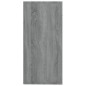 Credenza Grigio Sonoma 88x30x65 cm in Legno Multistrato Credenza Grigio Sonoma 88x30x65 cm in Legno Multistrato