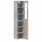 vidaXL Credenza Grigio Cemento 34,5x34x180 cm in Legno Multistrato vidaXL Credenza Grigio Cemento 34,5x34x180 cm in Legno Multistrato