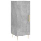 vidaXL Credenza Grigio Cemento 34,5x34x180 cm in Legno Multistrato vidaXL Credenza Grigio Cemento 34,5x34x180 cm in Legno Multistrato