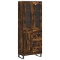 vidaXL Credenza Rovere Fumo 69,5x34x180 cm in Legno Multistrato vidaXL Credenza Rovere Fumo 69,5x34x180 cm in Legno Multistrato