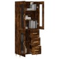 vidaXL Credenza Rovere Fumo 69,5x34x180 cm in Legno Multistrato vidaXL Credenza Rovere Fumo 69,5x34x180 cm in Legno Multistrato