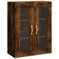 vidaXL Credenza Rovere Fumo 69,5x34x180 cm in Legno Multistrato vidaXL Credenza Rovere Fumo 69,5x34x180 cm in Legno Multistrato