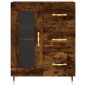 vidaXL Credenza Rovere Fumo 69,5x34x180 cm in Legno Multistrato vidaXL Credenza Rovere Fumo 69,5x34x180 cm in Legno Multistrato