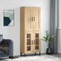 vidaXL Credenza Rovere Sonoma 69,5x34x180 cm in Legno Multistrato vidaXL Credenza Rovere Sonoma 69,5x34x180 cm in Legno Multistrato