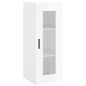 vidaXL Credenza 34,5x34x180 cm in Legno Multistrato Bianco Lucido vidaXL Credenza 34,5x34x180 cm in Legno Multistrato Bianco Lucido