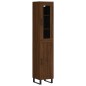 vidaXL Credenza Rovere Marrone 34,5x34x180 cm in Legno Multistrato vidaXL Credenza Rovere Marrone 34,5x34x180 cm in Legno Multistrato
