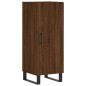 vidaXL Credenza Rovere Marrone 34,5x34x180 cm in Legno Multistrato vidaXL Credenza Rovere Marrone 34,5x34x180 cm in Legno Multistrato