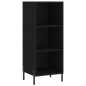vidaXL Credenza Nera 34,5x34x180 cm in Legno Multistrato vidaXL Credenza Nera 34,5x34x180 cm in Legno Multistrato