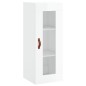 vidaXL Credenza 34,5x34x180 cm in Legno Multistrato Bianco Lucido vidaXL Credenza 34,5x34x180 cm in Legno Multistrato Bianco Lucido