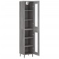 vidaXL Credenza Grigio Sonoma 34,5x34x180 cm in Legno Multistrato vidaXL Credenza Grigio Sonoma 34,5x34x180 cm in Legno Multistrato