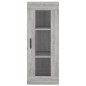 vidaXL Credenza Grigio Sonoma 34,5x34x180 cm in Legno Multistrato vidaXL Credenza Grigio Sonoma 34,5x34x180 cm in Legno Multistrato