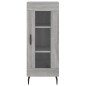 vidaXL Credenza Grigio Sonoma 34,5x34x180 cm in Legno Multistrato vidaXL Credenza Grigio Sonoma 34,5x34x180 cm in Legno Multistrato