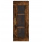 vidaXL Credenza Rovere Fumo 34,5x34x180 cm in Legno Multistrato vidaXL Credenza Rovere Fumo 34,5x34x180 cm in Legno Multistrato
