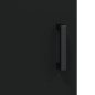 vidaXL Credenza Nera 69,5x34x180 cm in Legno Multistrato vidaXL Credenza Nera 69,5x34x180 cm in Legno Multistrato