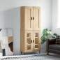 vidaXL Credenza Rovere Sonoma 69,5x34x180 cm in Legno Multistrato vidaXL Credenza Rovere Sonoma 69,5x34x180 cm in Legno Multistrato