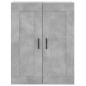 vidaXL Credenza Grigio Cemento 69,5x34x180 cm in Legno Multistrato vidaXL Credenza Grigio Cemento 69,5x34x180 cm in Legno Multistrato