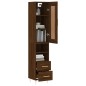 vidaXL Credenza Rovere Marrone 34,5x34x180 cm in Legno Multistrato vidaXL Credenza Rovere Marrone 34,5x34x180 cm in Legno Multistrato