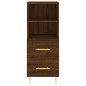 vidaXL Credenza Rovere Marrone 34,5x34x180 cm in Legno Multistrato vidaXL Credenza Rovere Marrone 34,5x34x180 cm in Legno Multistrato