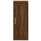 vidaXL Credenza Rovere Marrone 34,5x34x180 cm in Legno Multistrato vidaXL Credenza Rovere Marrone 34,5x34x180 cm in Legno Multistrato