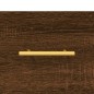 vidaXL Credenza Rovere Marrone 34,5x34x180 cm in Legno Multistrato vidaXL Credenza Rovere Marrone 34,5x34x180 cm in Legno Multistrato