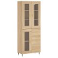 vidaXL Credenza Rovere Sonoma 69,5x34x180 cm in Legno Multistrato vidaXL Credenza Rovere Sonoma 69,5x34x180 cm in Legno Multistrato
