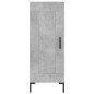 vidaXL Credenza Grigio Cemento 34,5x34x180 cm in Legno Multistrato vidaXL Credenza Grigio Cemento 34,5x34x180 cm in Legno Multistrato
