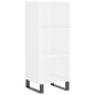 vidaXL Credenza Bianca 34,5x34x180 cm in Legno Multistrato vidaXL Credenza Bianca 34,5x34x180 cm in Legno Multistrato