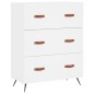 vidaXL Credenza Bianca 69,5x34x180 cm in Legno Multistrato vidaXL Credenza Bianca 69,5x34x180 cm in Legno Multistrato