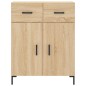 vidaXL Credenza Rovere Sonoma 69,5x34x180 cm in Legno Multistrato vidaXL Credenza Rovere Sonoma 69,5x34x180 cm in Legno Multistrato