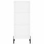 vidaXL Credenza Bianca 34,5x34x180 cm in Legno Multistrato vidaXL Credenza Bianca 34,5x34x180 cm in Legno Multistrato