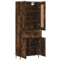 vidaXL Credenza Rovere Fumo 69,5x34x180 cm in Legno Multistrato vidaXL Credenza Rovere Fumo 69,5x34x180 cm in Legno Multistrato