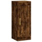 vidaXL Credenza Rovere Fumo 34,5x34x180 cm in Legno Multistrato vidaXL Credenza Rovere Fumo 34,5x34x180 cm in Legno Multistrato