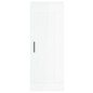 vidaXL Credenza 34,5x34x180 cm in Legno Multistrato Bianco Lucido vidaXL Credenza 34,5x34x180 cm in Legno Multistrato Bianco Lucido