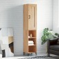 vidaXL Credenza Rovere Sonoma 34,5x34x180 cm in Legno Multistrato vidaXL Credenza Rovere Sonoma 34,5x34x180 cm in Legno Multistrato