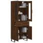 vidaXL Credenza Rovere Marrone 69,5x34x180 cm in Legno Multistrato vidaXL Credenza Rovere Marrone 69,5x34x180 cm in Legno Multistrato