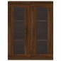 vidaXL Credenza Rovere Marrone 69,5x34x180 cm in Legno Multistrato vidaXL Credenza Rovere Marrone 69,5x34x180 cm in Legno Multistrato
