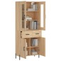 vidaXL Credenza Rovere Sonoma 69,5x34x180 cm in Legno Multistrato vidaXL Credenza Rovere Sonoma 69,5x34x180 cm in Legno Multistrato