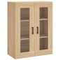vidaXL Credenza Rovere Sonoma 69,5x34x180 cm in Legno Multistrato vidaXL Credenza Rovere Sonoma 69,5x34x180 cm in Legno Multistrato
