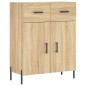 vidaXL Credenza Rovere Sonoma 69,5x34x180 cm in Legno Multistrato vidaXL Credenza Rovere Sonoma 69,5x34x180 cm in Legno Multistrato
