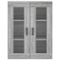 vidaXL Credenza Grigio Sonoma 69,5x34x180 cm in Legno Multistrato vidaXL Credenza Grigio Sonoma 69,5x34x180 cm in Legno Multistrato