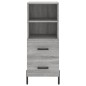 vidaXL Credenza Grigio Sonoma 34,5x34x180 cm in Legno Multistrato vidaXL Credenza Grigio Sonoma 34,5x34x180 cm in Legno Multistrato