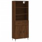 vidaXL Credenza Rovere Marrone 69,5x34x180 cm in Legno Multistrato vidaXL Credenza Rovere Marrone 69,5x34x180 cm in Legno Multistrato
